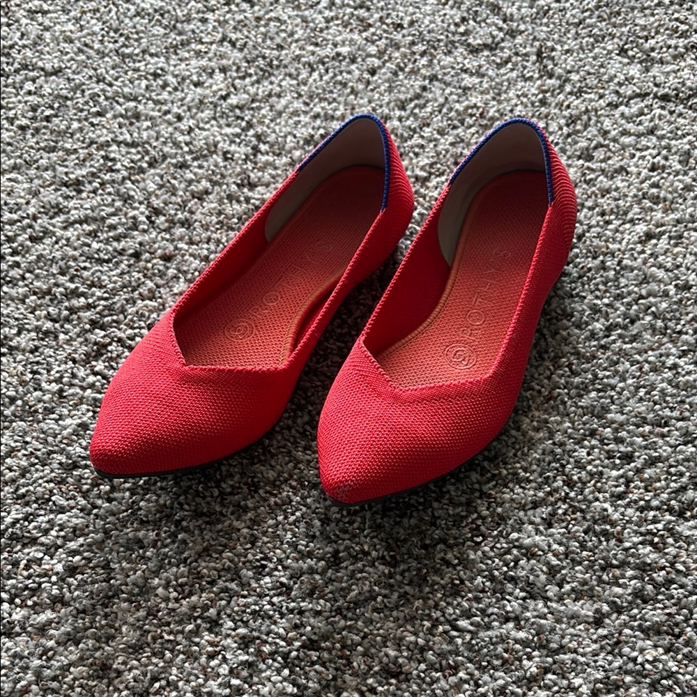 Rothy's Vibrant Red Women's Flats
